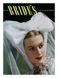 Brides Cover - February, 1940 Premium Giclee Print by Matter-Bourges 