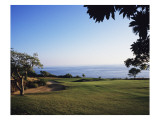 The Challenge at Manele, Hole 17 Premium Photographic Print by Stephen Szurlej