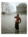 Vogue - March, 1949 Premium Photographic Print by Clifford Coffin