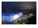 National Aquatic Center Premium Photographic Print by J.D. Cuban