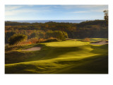 Crystal Downs Country Club, deep bunkers Premium Photographic Print by Dom Furore