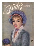 Brides Cover - August, 1945 Premium Giclee Print by Hulda 