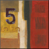 Abstract No. 5 Mounted Print by Peter Zwick