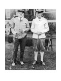 Babe Ruth and Oswald Kirkby, The American Golfer June 5, 1920 Premium Photographic Print by Unknown Unknown
