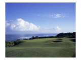 Princeville Golf Club The Prince Course, Hole 7 coastline Premium Photographic Print by Stephen Szurlej