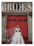 Brides Cover - August, 1951 Premium Giclee Print by Karen Radkai