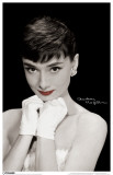 Audrey Hepburn - Red Lips Masterprint