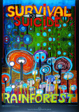 Friedensreich Hundertwasser - Rainforest Plakát