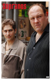 Sopranos - Tony and Christopher Masterprint