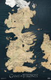 Game of Thrones - Map Impressão de alta qualidade