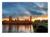 Approaching London Premium Photographic Print by Trey Ratcliff