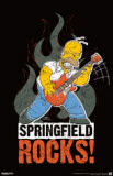 Simpsons - Springfield Rocks Masterprint