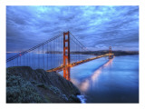 The Golden Gate Bridge at Dusk Premium-Fotodruck von Trey Ratcliff