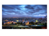 La Ville de Paris Gets Ready for Night Premium Photographic Print by Trey Ratcliff