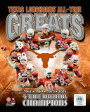 University of Texas Longhornss All Time Greats Composite Photo University of Texas Longhornss All Time Greats Composite Photo