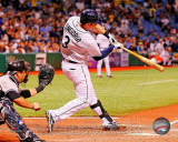 Evan Longoria hits a walk-off home run to allow Tampa Bay to win the 2011 AL Wild Card Photo