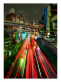 Zipping Through Tokyo Premium Photographic Print by Trey Ratcliff