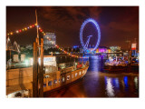 A Fun Night in London Premium Photographic Print by Trey Ratcliff