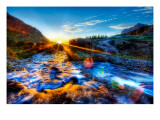 The River's Cool Morning Spray on my Lens Premium Photographic Print by Trey Ratcliff