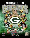 Green Bay Packers All Time Greats Composite Fotografía Green Bay Packers All Time Greats Composite Fotografía
