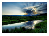 The Atomic Explosion and Mushroom Fallout at Sunset Premium Photographic Print by Trey Ratcliff