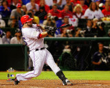 Mike Napoli 3 run home run Game 4 of the 2011 MLB World Series Action (17) Foto