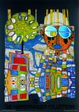 Tropenchinese Affiches par Friedensreich Hundertwasser