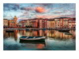 The Bay at Portofino Premium-Fotodruck von Trey Ratcliff