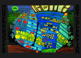 Blue Moon Prints by Friedensreich Hundertwasser