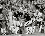Marcus Allen & Jim Plunkett Super Bowl XVIII Action Foto