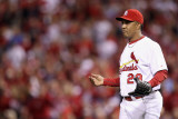 Milwaukee Brewers v St. Louis Cardinals - Game Four, St Louis, MO - October 13: Octavio Dotel Photographic Print by Christian Petersen
