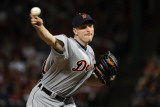 Detroit Tigers v Texas Rangers - Playoffs Game Six, Arlington, TX - October 15: Max Scherzer Photographic Print by Harry How