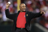 Milwaukee Brewers v St Louis Cardinals - Playoffs Game Five, St Louis, MO - October 14: Ozzie Smith Photographic Print by Jamie Squire