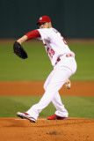 Milwaukee Brewers v St. Louis Cardinals - Game Three, St Louis, MO - October 12: Chris Carpenter Photographic Print by Dilip Vishwanat