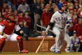 2011 World Series G. 6 - Texas Rangers v St Louis Cardinals, St Louis, MO - Oct. 27: Josh Hamilton Fotografie-Druck von Jamie Squire