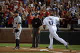 Detroit Tigers v Texas Rangers - Playoffs Game Six, Arlington, TX - October 15: Nelson Cruz Photographic Print by Harry How