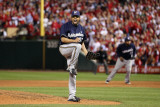 Milwaukee Brewers v St. Louis Cardinals - Game Four, St Louis, MO - October 13: Francisco Rodriguez Photographic Print by Christian Petersen