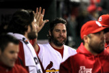 2011 World Series G. 6 - Texas Rangers v St Louis Cardinals, St Louis, MO - Oct. 27: Lance Berkman Photographic Print by Jamie Squire