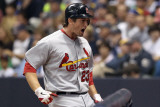 St Louis Cardinals v Milwaukee Brewers - Game Six, Milwaukee, WI - October 16: David Freese Photographie par Christian Petersen