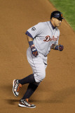 Detroit Tigers v Texas Rangers - Playoffs Game Six, Arlington, TX - October 15: Miguel Cabrera Photographic Print by Bob Levey