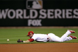 2011 World Series Game 6 - Texas Rangers v St Louis Cardinals, St Louis, MO - Oct. 27: Nick Punto Photographic Print by Ezra Shaw