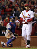 2011 World Series Game 6 - Texas Rangers v St Louis Cardinals, St Louis, MO - Oct. 27: Allen Craig Photographic Print by Jamie Squire