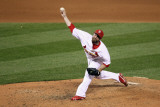 Milwaukee Brewers v St Louis Cardinals - Playoffs Game Five, St Louis, MO - October 14: Jason Motte Photographic Print by Christian Petersen