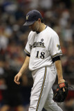 St Louis Cardinals v Milwaukee Brewers - Game Six, Milwaukee, WI - October 16: Shaun Marcum Photographic Print by Jonathan Daniel