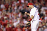 Milwaukee Brewers v St. Louis Cardinals - Game Three, St Louis, MO - October 12: Albert Pujols Photographie par Christian Petersen