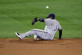 Milwaukee Brewers v St. Louis Cardinals - Game Three, St Louis, MO - Oct. 12: Yuniesky Betancourt Photographic Print by Jamie Squire