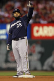 Milwaukee Brewers v St. Louis Cardinals - Game Four, St Louis, MO - October 13: Prince Fielder Photographic Print by Jamie Squire