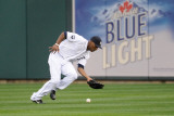 Texas Rangers v Detroit Tigers - Playoffs Game Five, Detroit, MI - October 13: Austin Jackson Photographic Print by Harry How