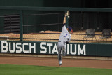 Milwaukee Brewers v St. Louis Cardinals - Game Three, St Louis, MO - October 12: Corey Hart Photographic Print by Jamie Squire