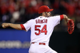 2011 World Series Game 6 - Texas Rangers v St Louis Cardinals, St Louis, MO - Oct. 27: Jaime Garcia Photographic Print by Ezra Shaw